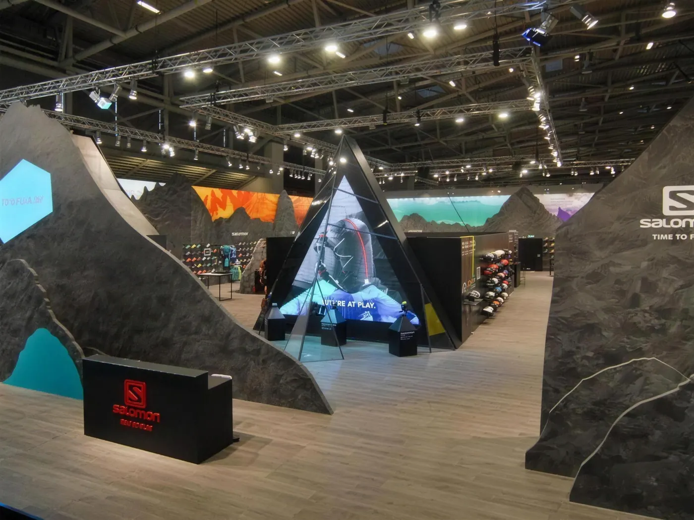 Salomon, ISPO München, 850 m²