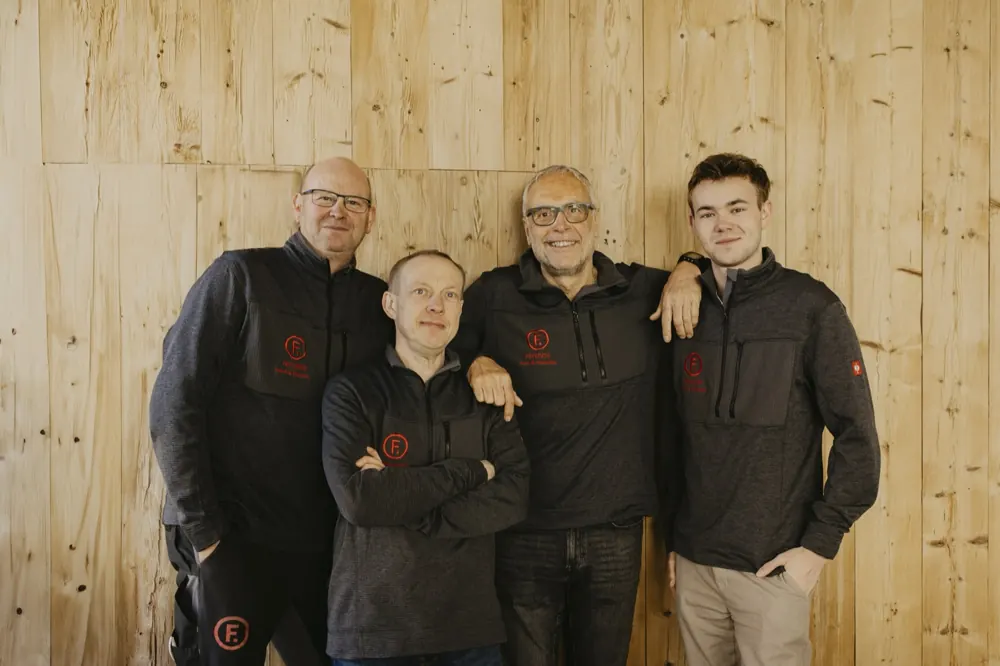 The core team of FREUNDE Messebau in Sindelfingen