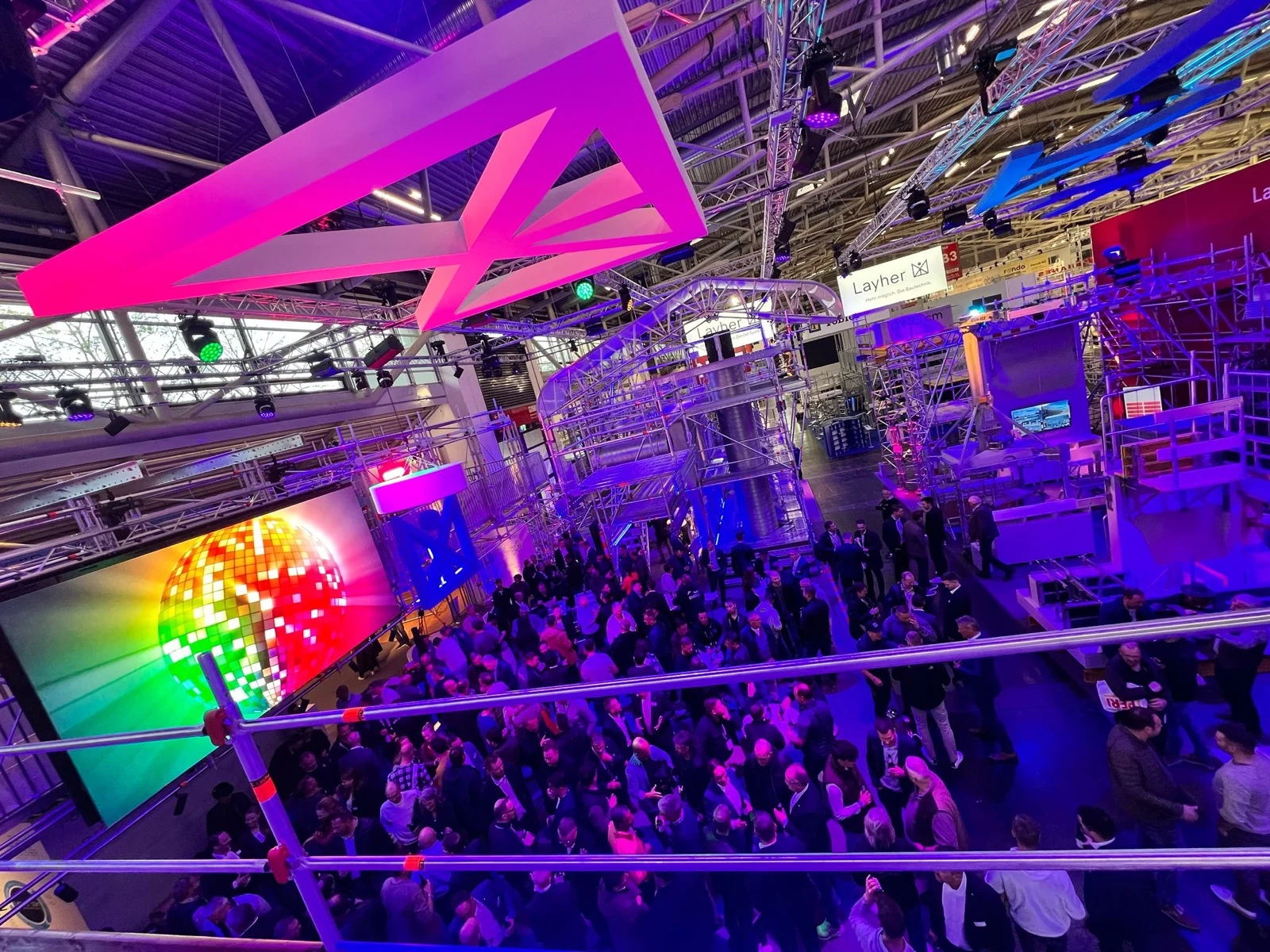 Stand party at Layher